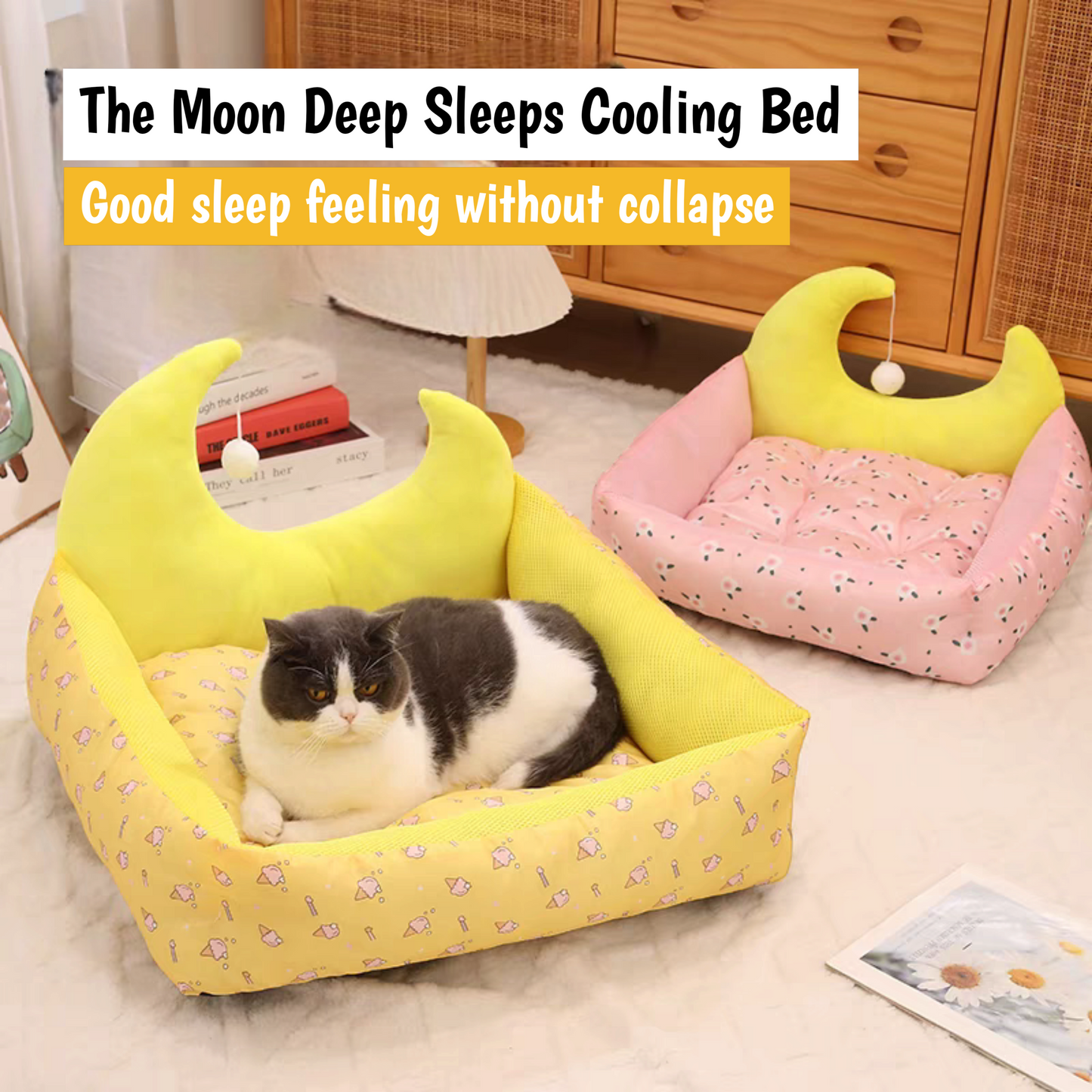 Cool & Waterproof Pet Sleeping Bed