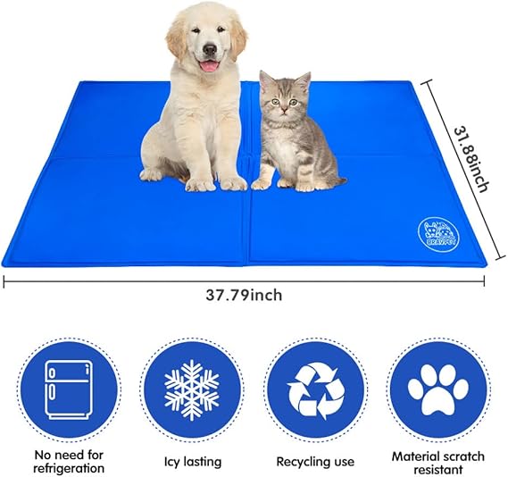 Bravpet Self-Cooling Pet Mat for Cats & Dogs