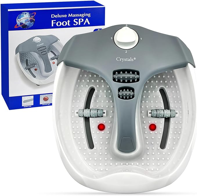 Crystals Foot Spa + Massager