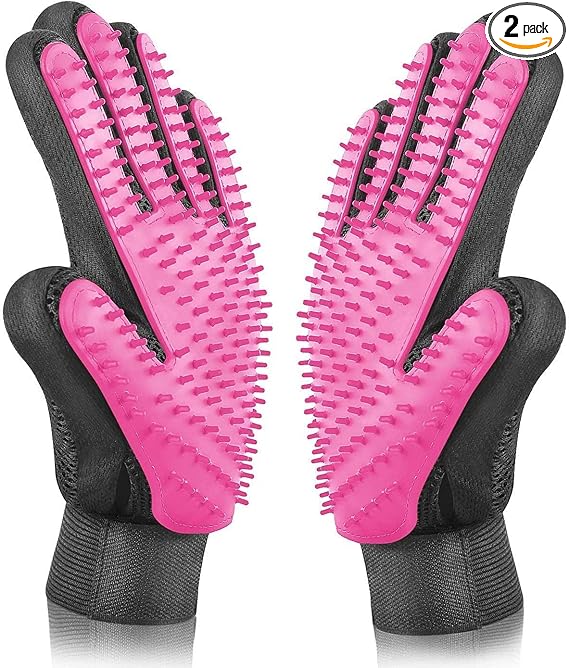 Pet Grooming Glove for Dogs & Cats