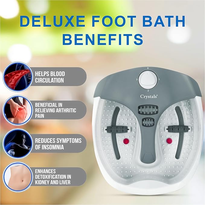 Crystals Foot Spa + Massager