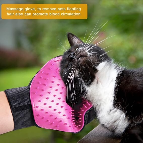 Pet Grooming Glove for Dogs & Cats