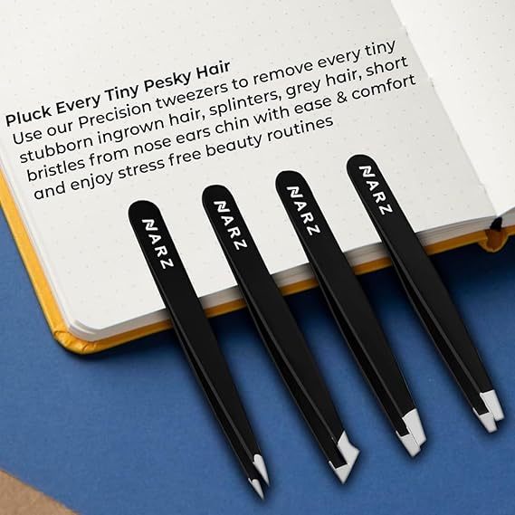NARZ 4Pcs Precision Tweezers Set