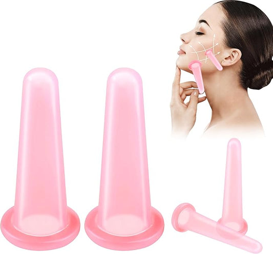 4PCS Silicone Facial Cupping Set
