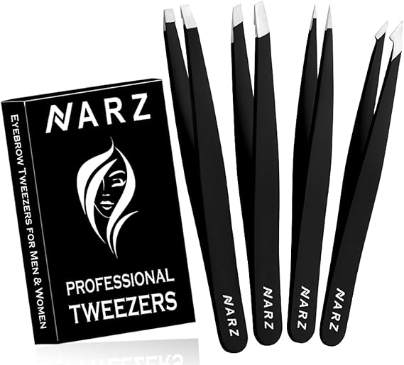 NARZ 4Pcs Precision Tweezers Set
