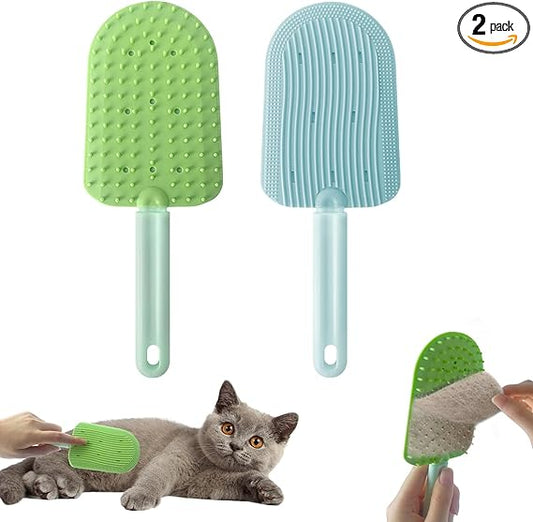2PCs Cat Tongue Comb & Brush