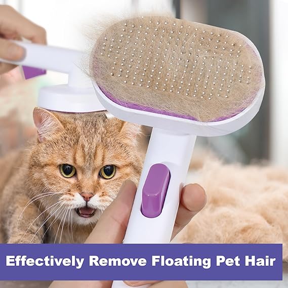 Sebtle Self-Cleaning Cat & Dog Brush